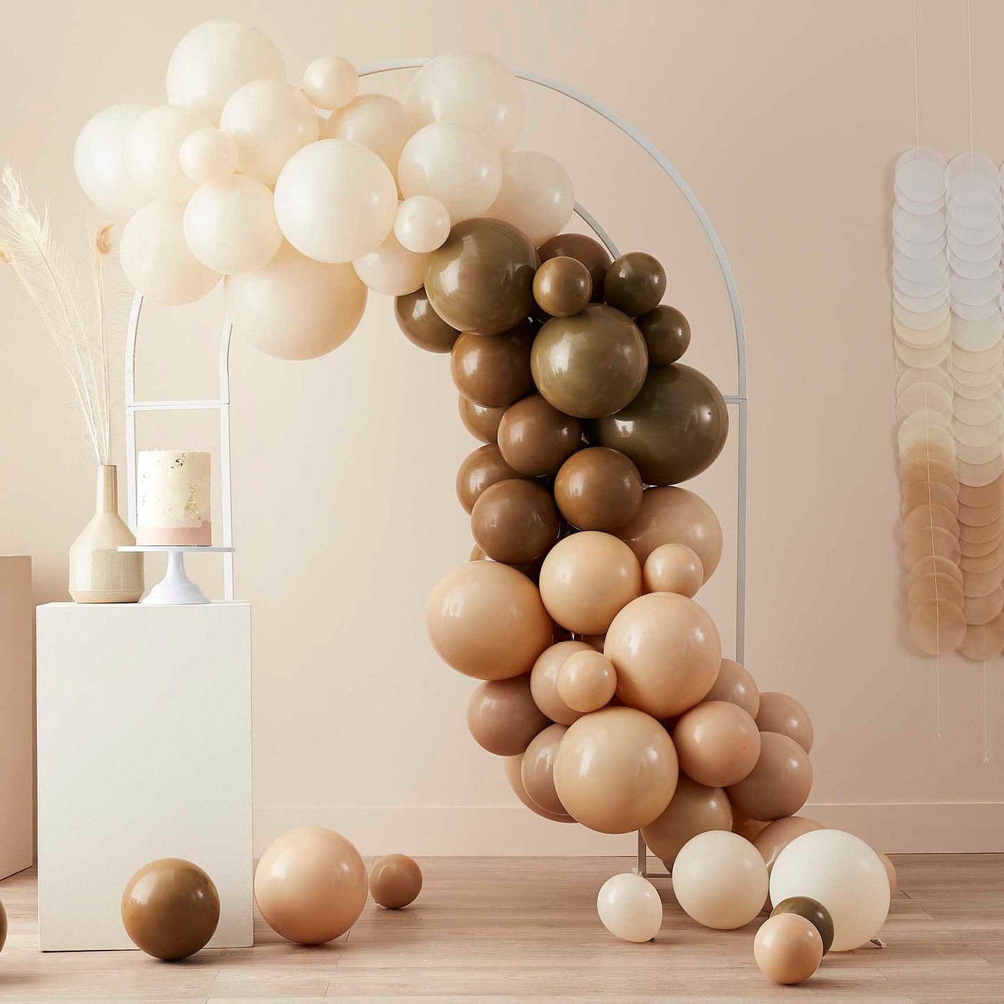 Nude & Brown DIY Balloon Garland Kit