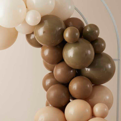 Nude & Brown DIY Balloon Garland Kit