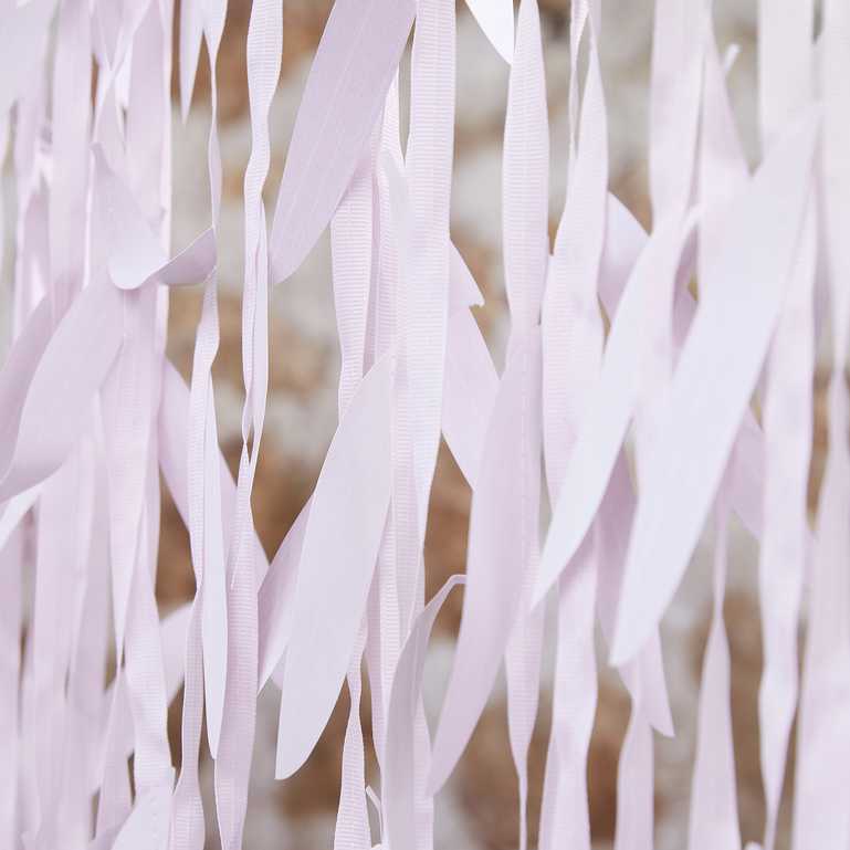 Pampas Leaf Blush Pink Hanging Backdrop