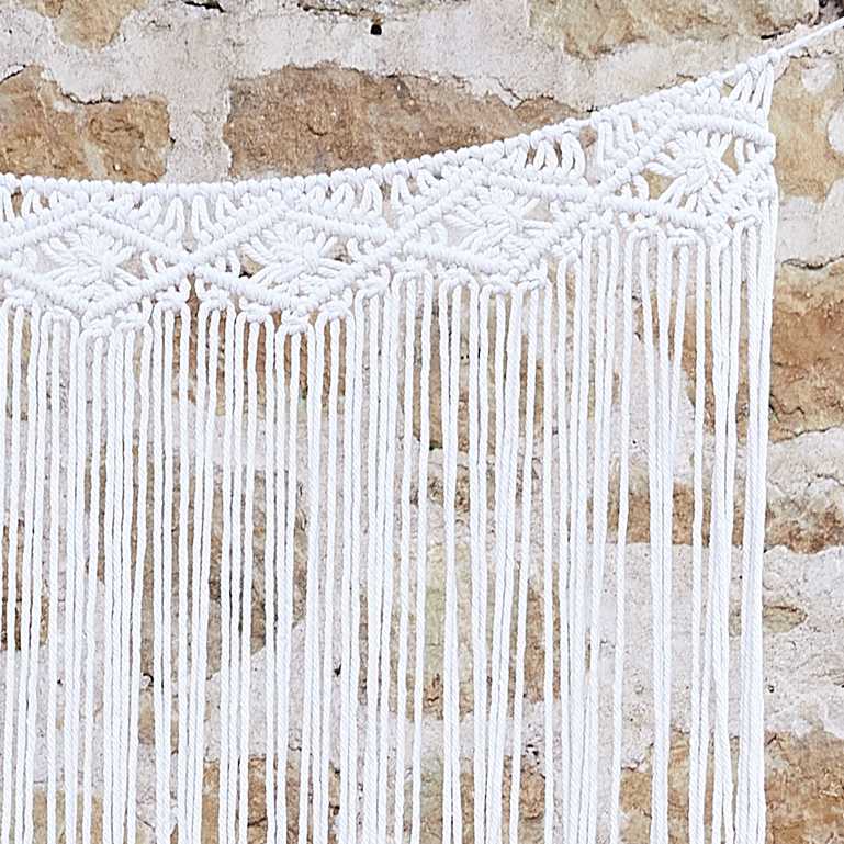 Macrame Boho Wall Hanging Backdrop