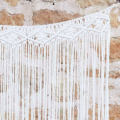 Macrame Boho Wall Hanging Backdrop