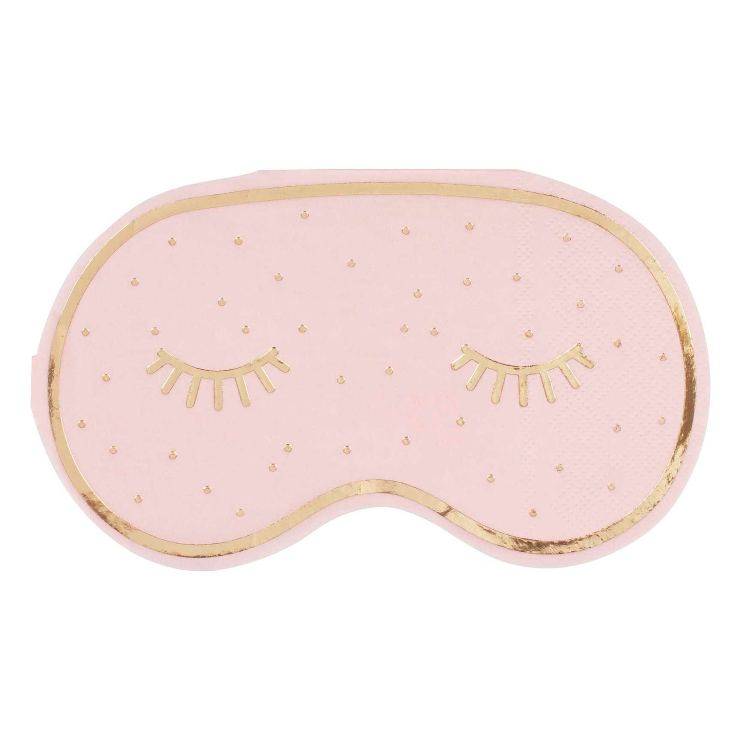 Pamper Party Eye Mask Pink & Gold Paper Napkin Serviettes