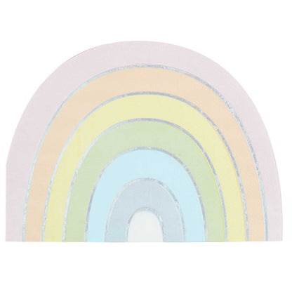 Pastel Rainbow Arch Paper Party Napkins Serviettes