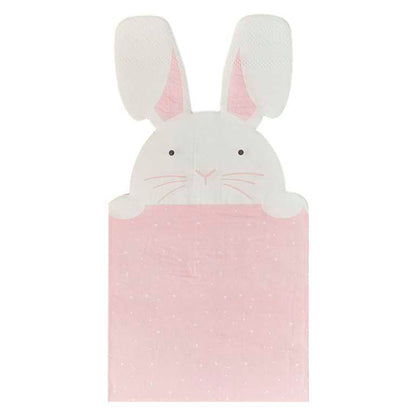 Peaking Easter Bunny Paper Party Napkins