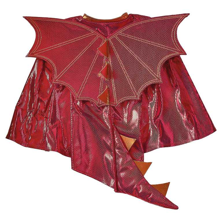 Red Dragon Kids Costume Cape