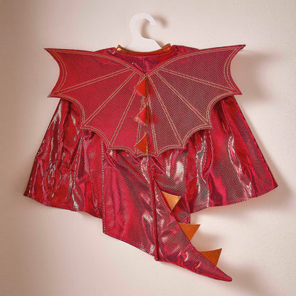 Red Dragon Kids Costume Cape