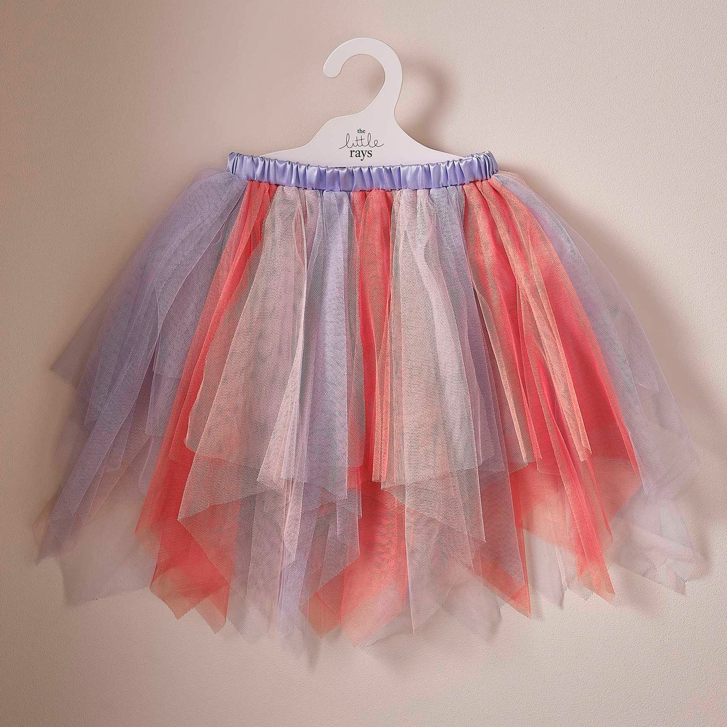 Red & Lilac Kids Butterfly Costume Tutu Skirt