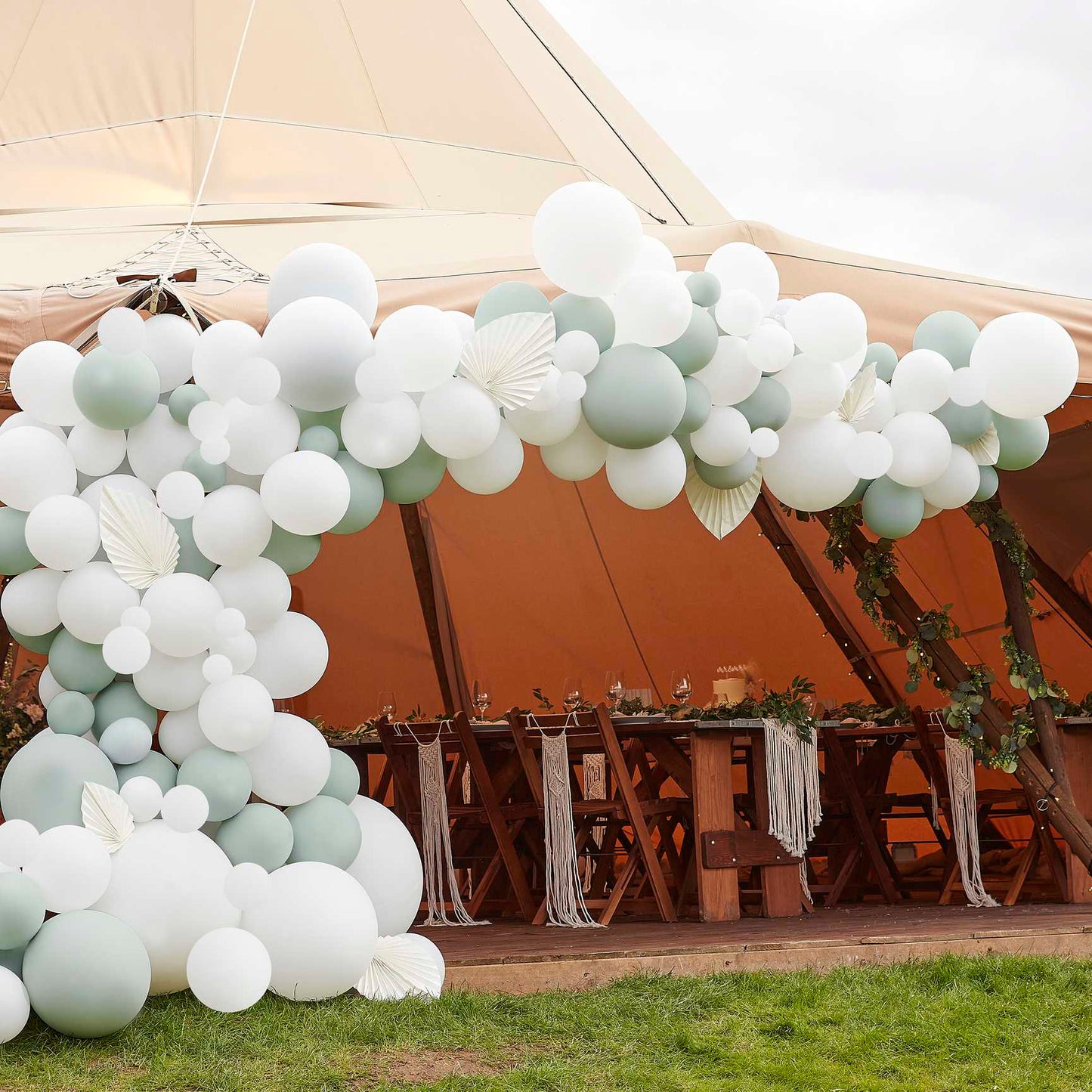 Sage & White DIY Balloon Garland Kit