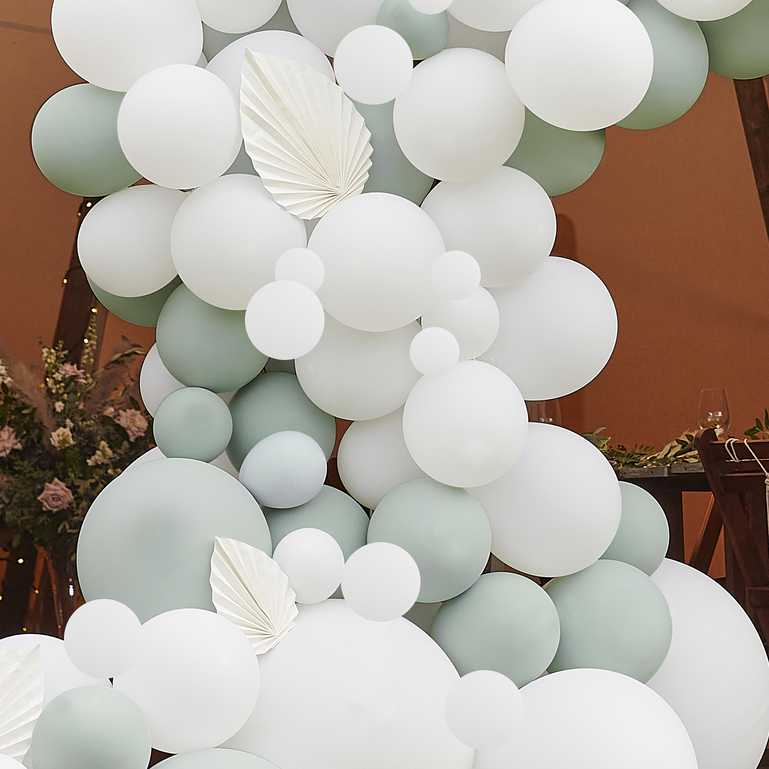 Sage & White DIY Balloon Garland Kit