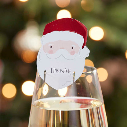 Santa Clause Chrsitmas Drink Topper