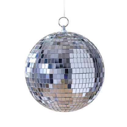 Silver Mirror Medium Hanging Disco Ball