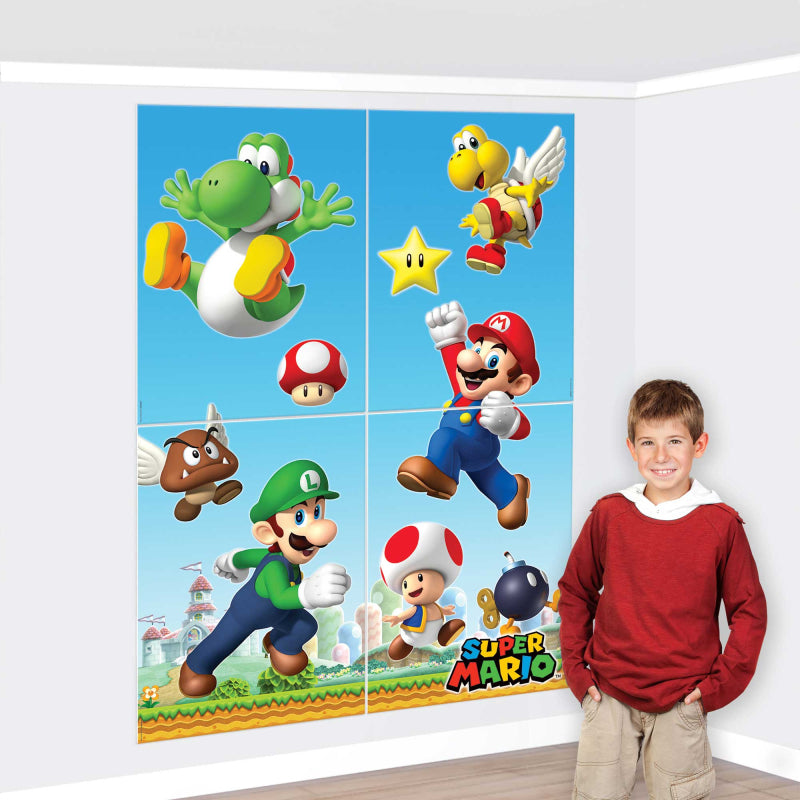 Super Mario Brothers Party Backdrop