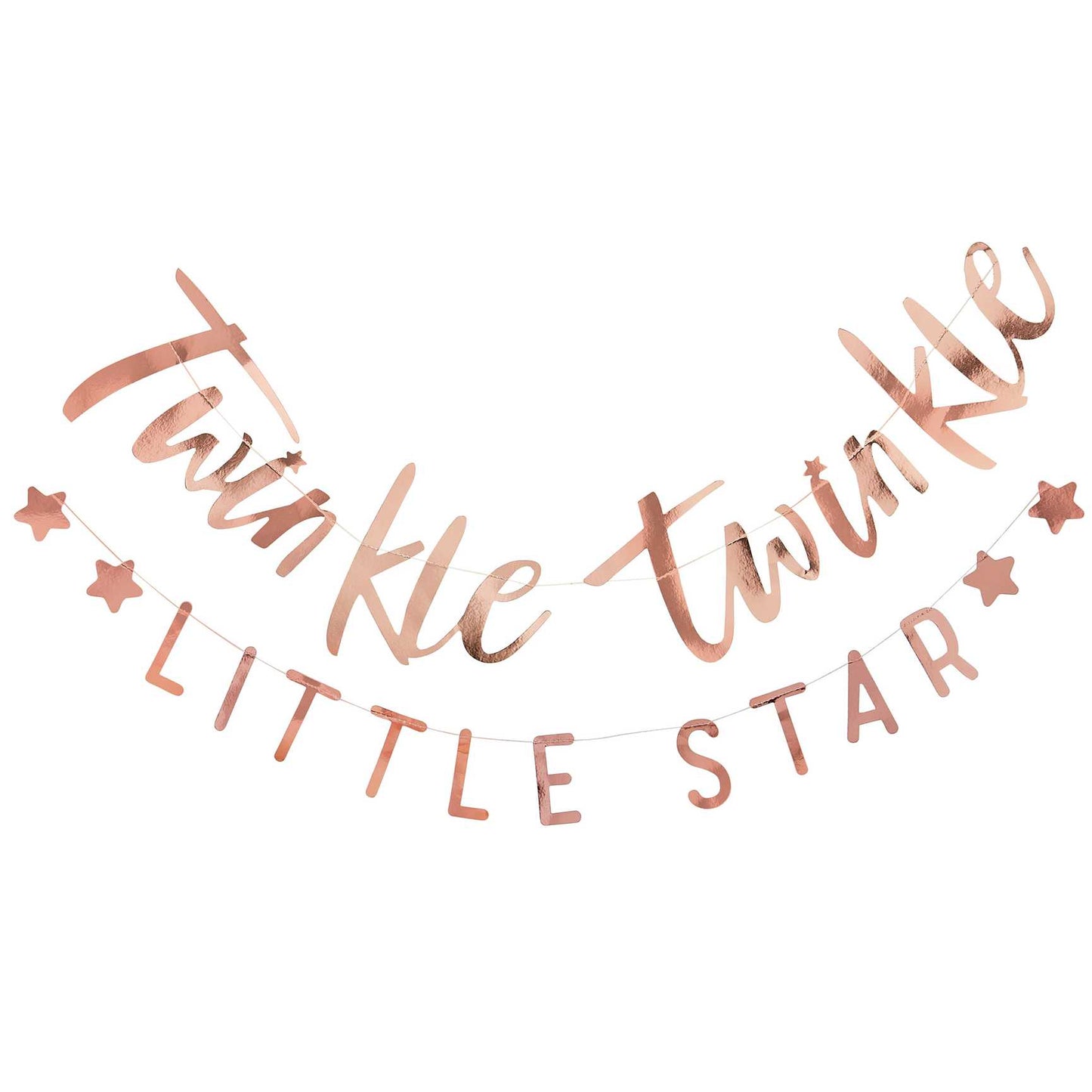 Twinkle Twinkle Little Star Baby Shower Gender Reveal Bunting Banner Decoration