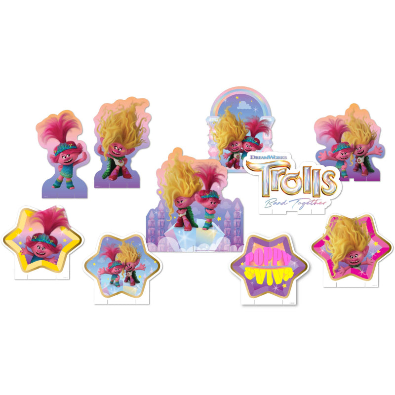 Trolls 3 Band Together Table Party Decorations