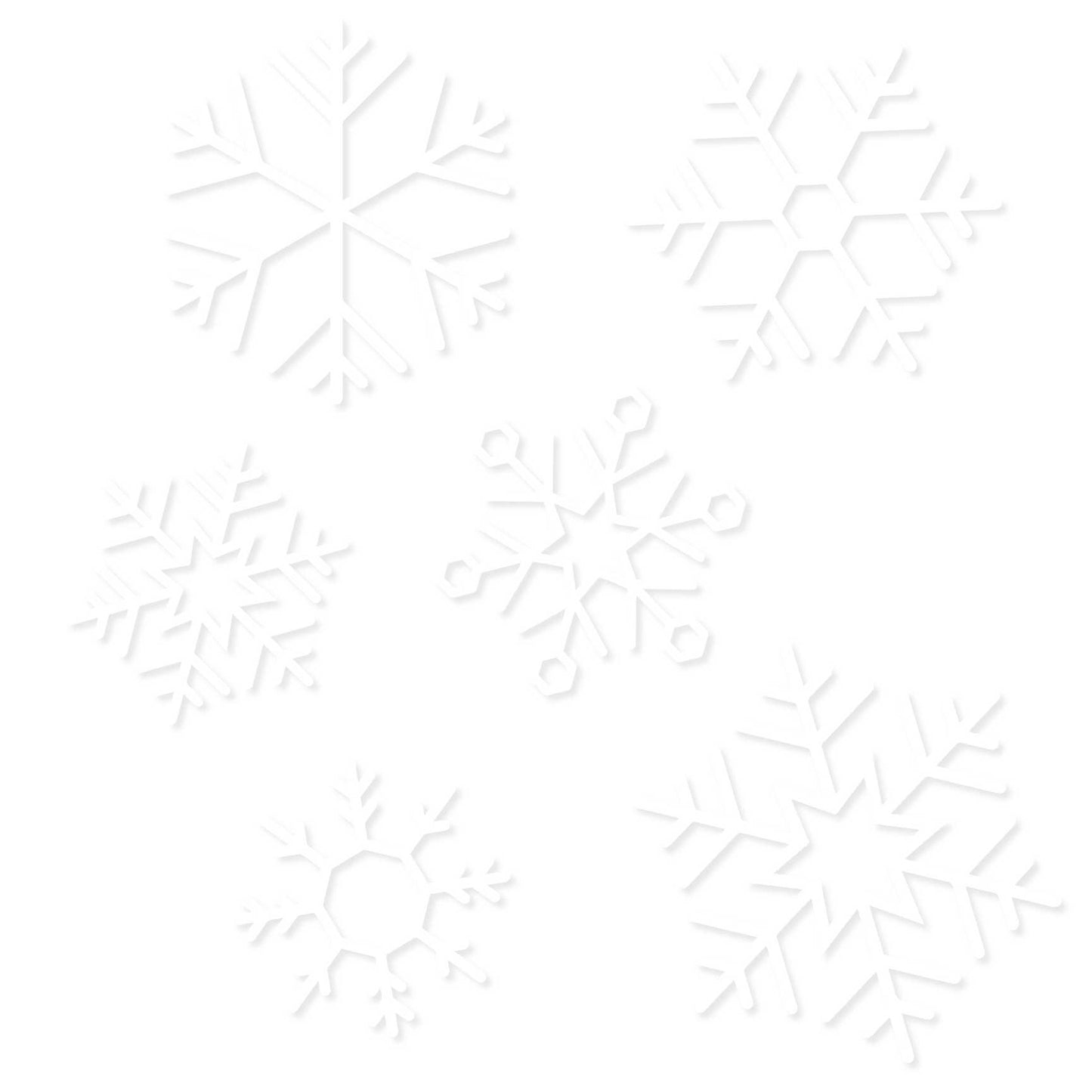 White Christmas Snowflake Window Sticker Decoration