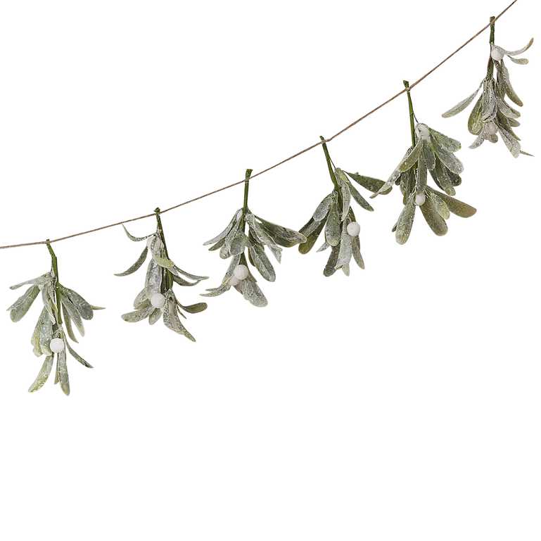 Artficial Mistletoe Spring Christmas Bunting Garland Decoration