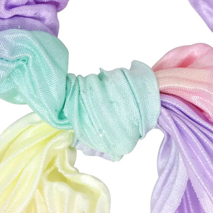 Unicorn Pastel Rainbow Hair Scrunchie