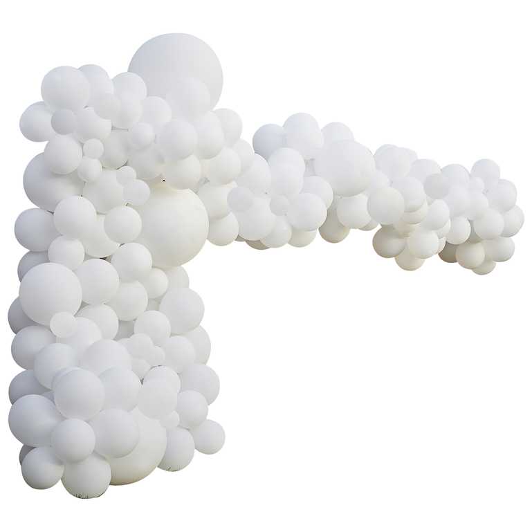 White Balloon Garland DIY Kit