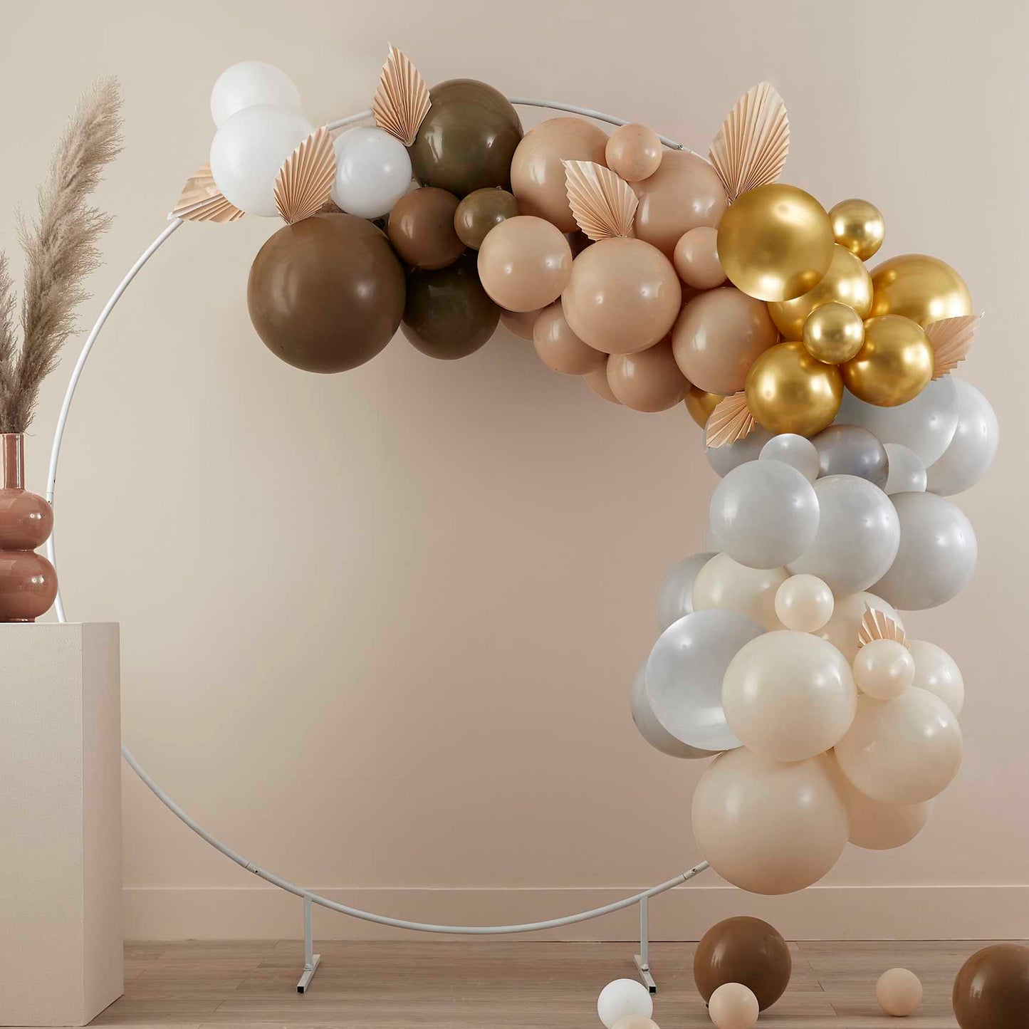 Taupe, Brown & Nude DIY Balloon Garland Kit