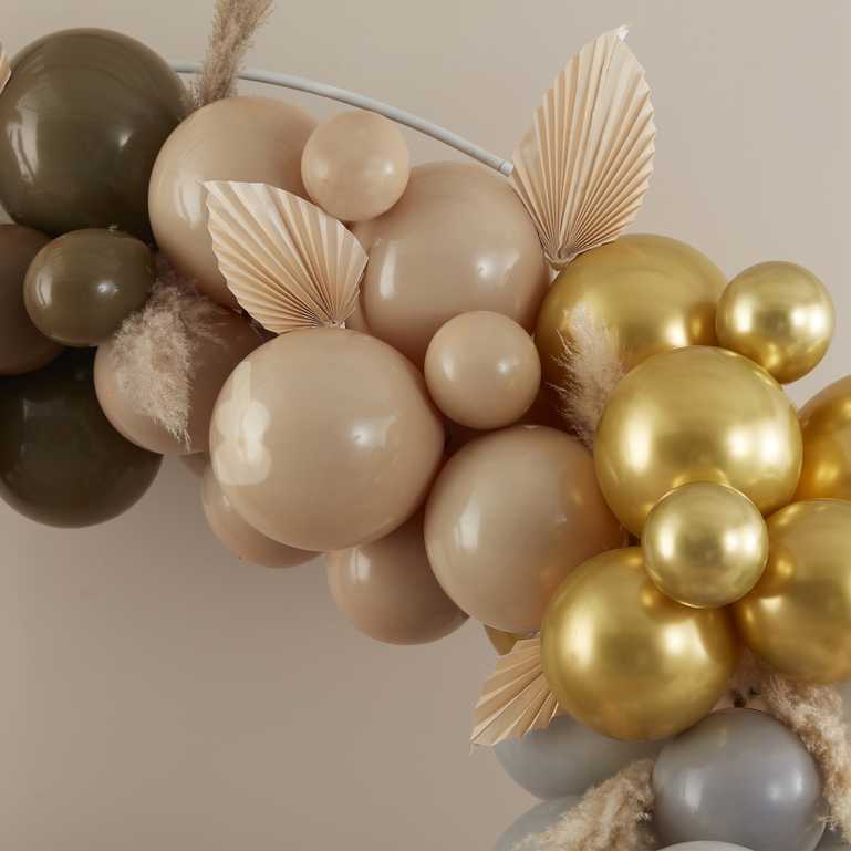 Taupe, Brown & Nude DIY Balloon Garland Kit