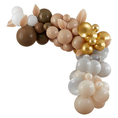 Taupe, Brown & Nude DIY Balloon Garland Kit