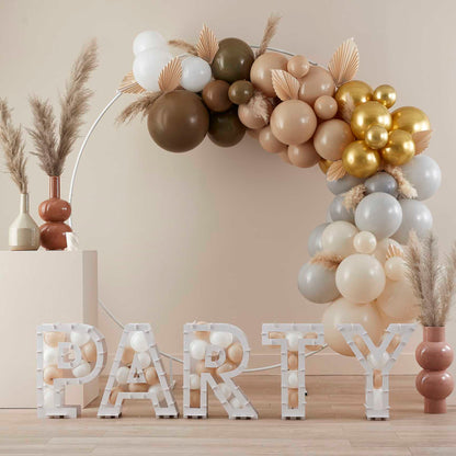 Taupe, Brown & Nude DIY Balloon Garland Kit