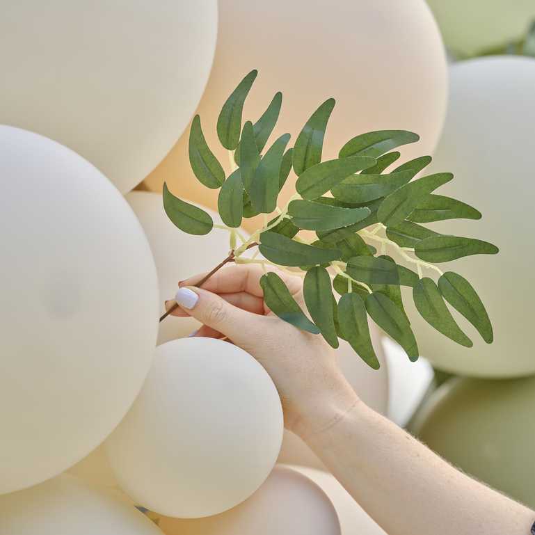 Botanical Baby Nude & Olive DIY Balloon Garland Arch Kit