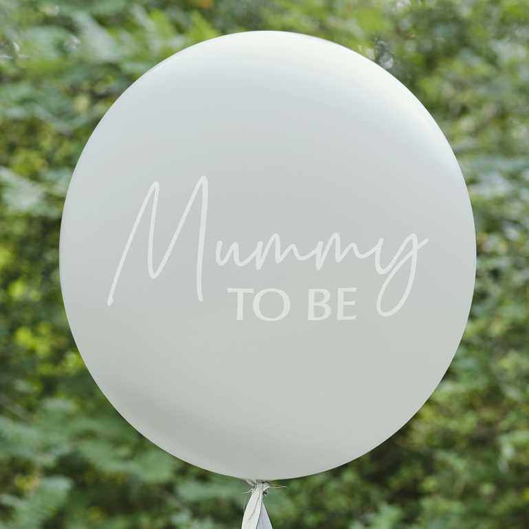 Olive Mummy To Be Baby Shower Jumbo Balloon