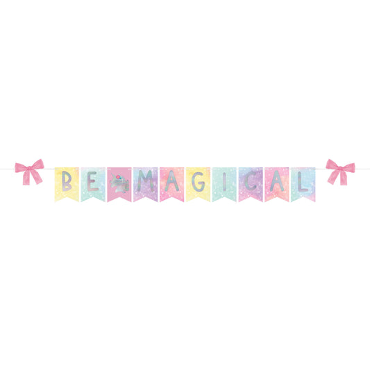 Be Magical Unicorn Birthday Banner