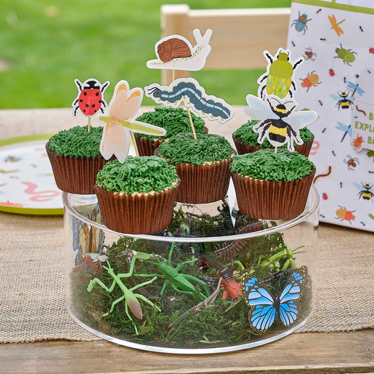 Bug & Insects Party Cupcake Cake Toppers