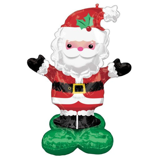 Standing Christmas Santa Balloon Decoration