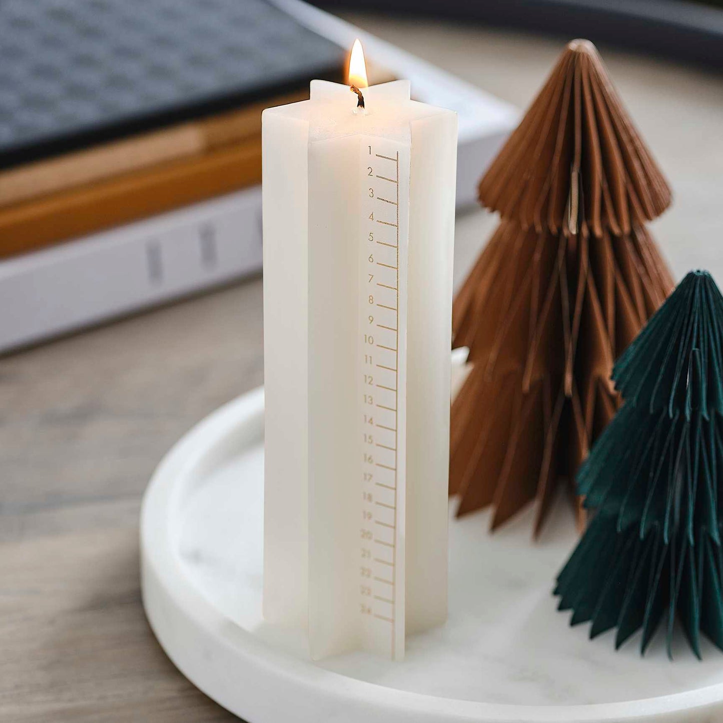 Christmas Advent Calendar Star Candle