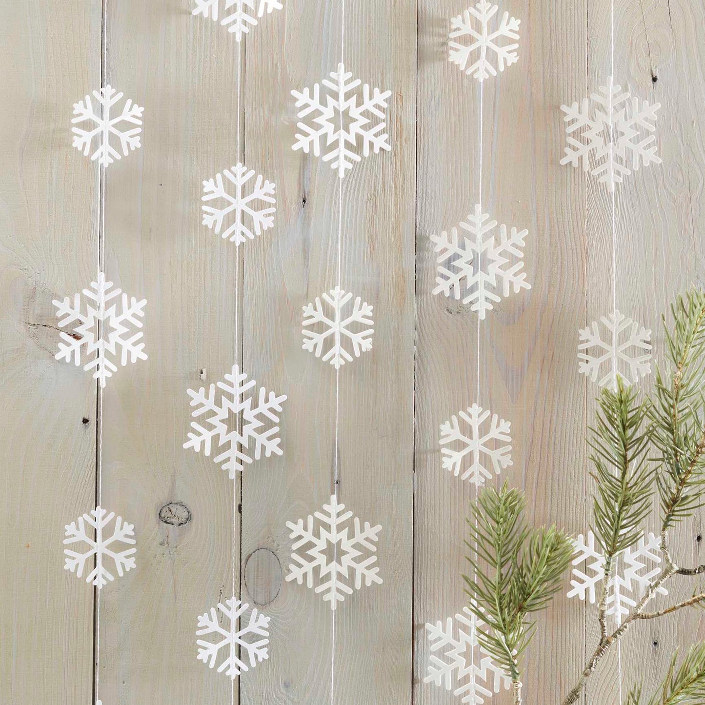 Christmas Snowflake Backdrop Garland Decoration