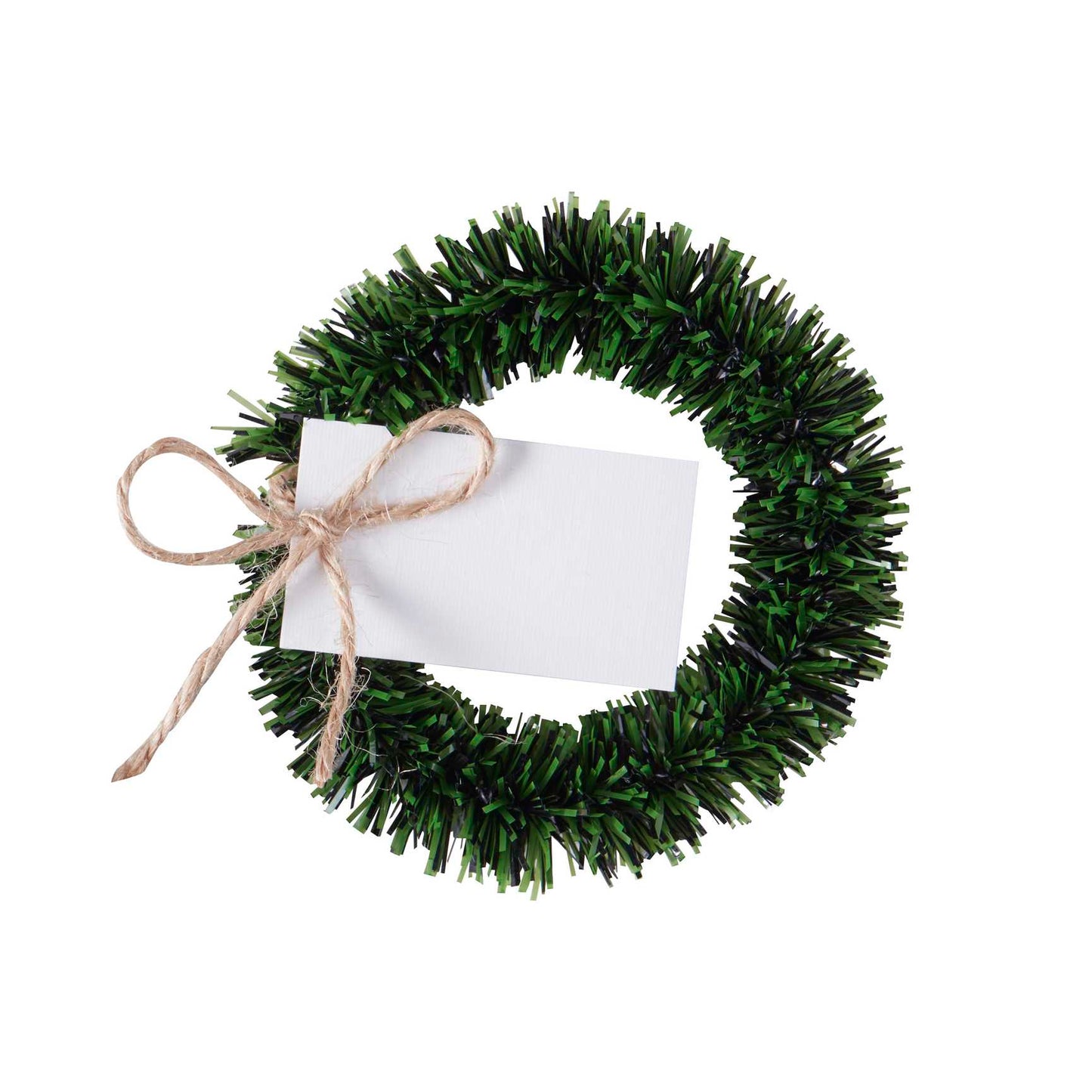 Christmas Wreath Guests Name Place Cards