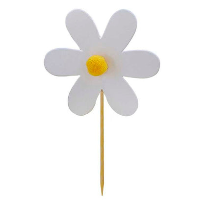 Daisy Flower Cupcake Cake Toppers