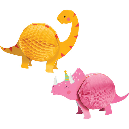 3D Dinosaur Honeycomb Party Table Centrepieces