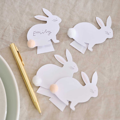 Eco Friendly Easter Bunny Name Place Cards