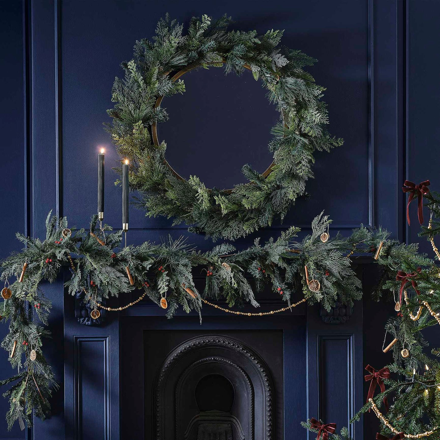 Extra-Large Jumbo Foilage Christmas Wreath