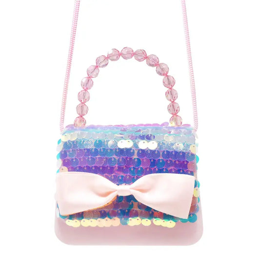 Pink Sequin Kids Handbag