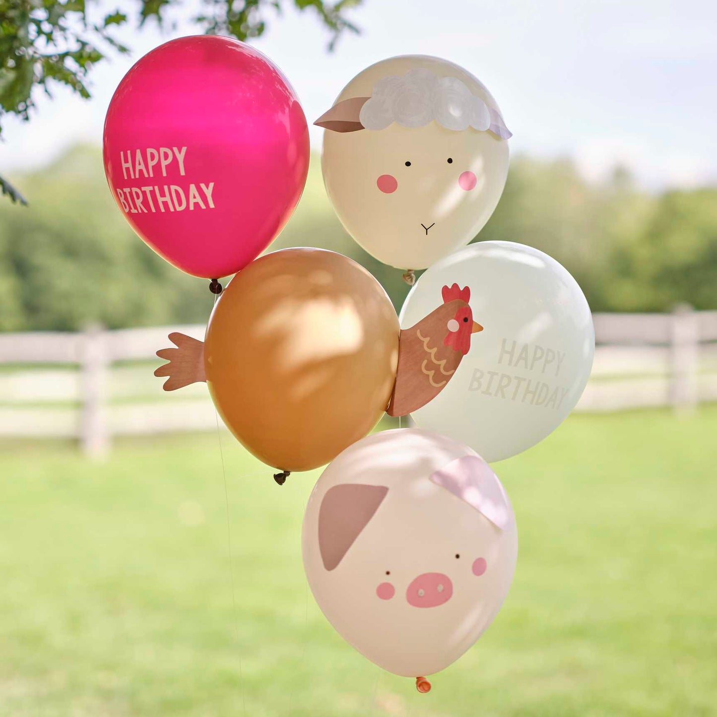 Farm Animal Barnyard Party Balloons