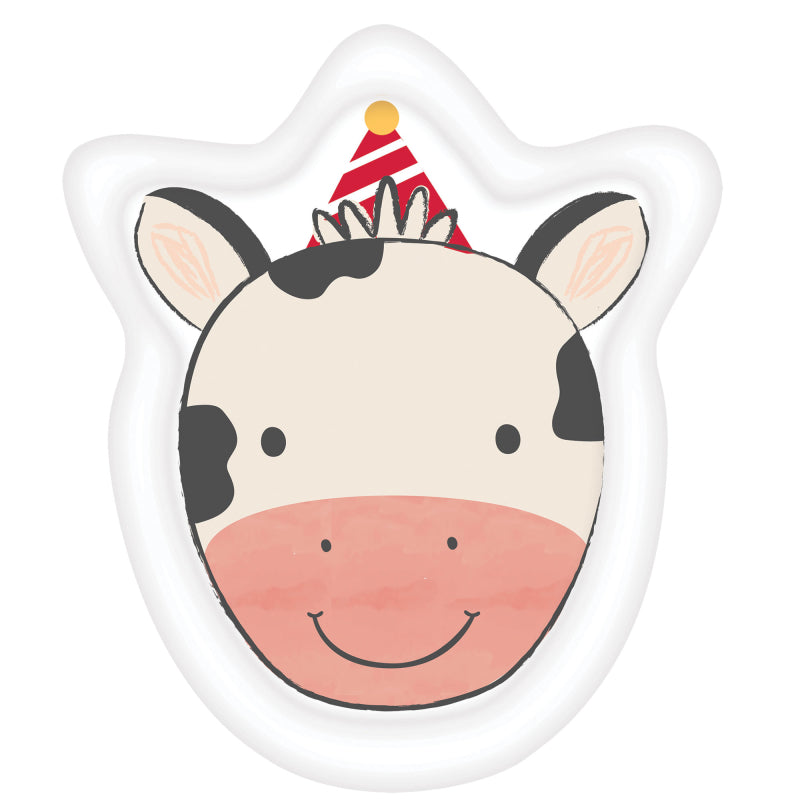Farm Animal Cow Paper Party Plate