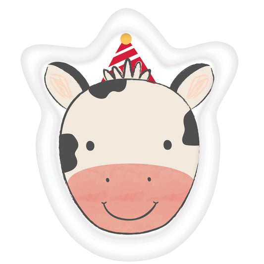 Farm Animal Cow Paper Party Plate