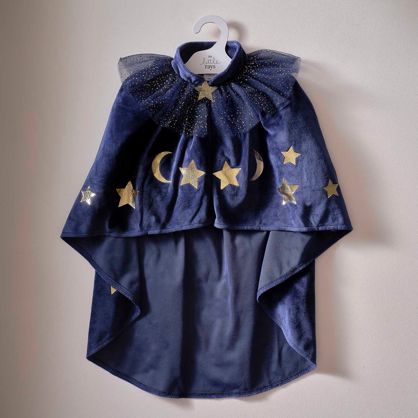 blue velvet kids girls wizard witch costume cape dress up party halloween