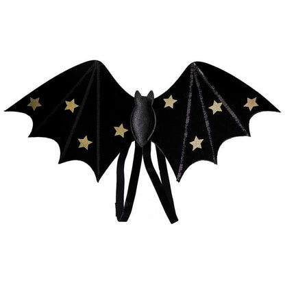 Black & Gold Halloween Kids Bat Wings Costume