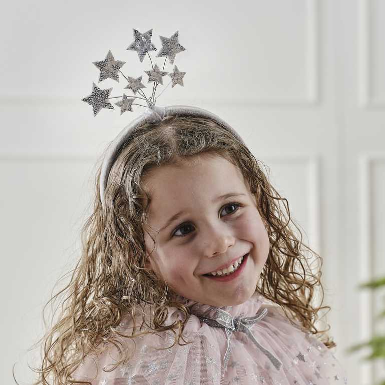 Sparkly Glitter Stars Fairy Princess Costume Headband