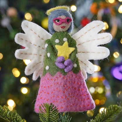 Felt Angel Christmas Tree Topper