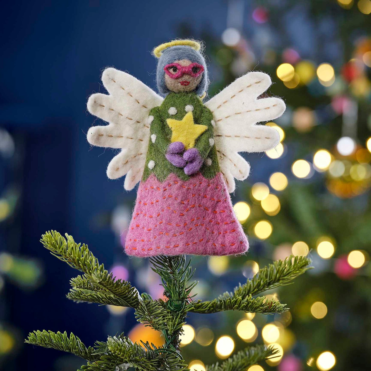 Felt Angel Christmas Tree Topper