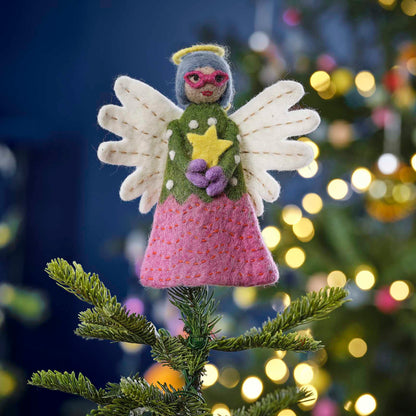 Felt Angel Christmas Tree Topper