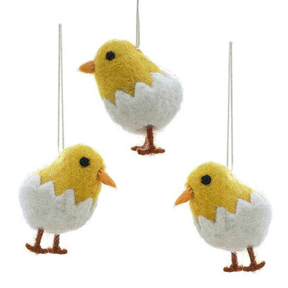 Felt Easter Egg Little Chickens Tree Decorations