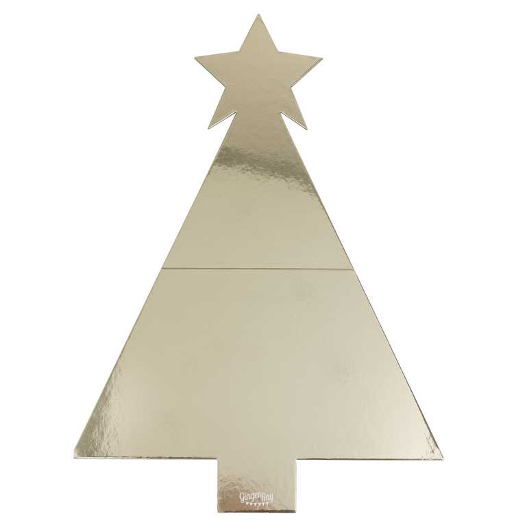 Gold Christmas Tree Grazing Board